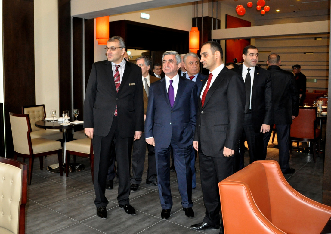 ՀՀ նախագահ Սերժ Սարգսյանը այցելեց նորաբաց «Ծաղկաձոր Մարիոթ» հյուրանոցային համալիր