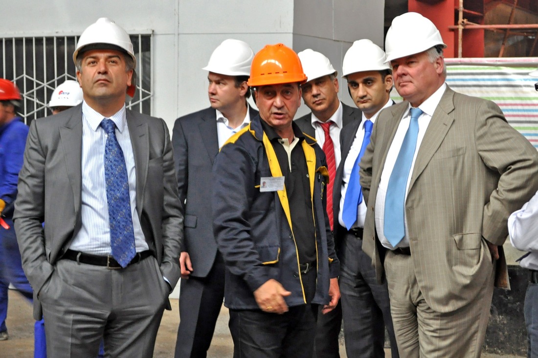 Աշխատանքային այց Հրազդանի ՋԷԿ-ի 5-րդ էներգաբլոկ.Կարեն Կարապետյանը, Վալերի Գոլուբևը և նրա գլխավորած պատվիրակությունը