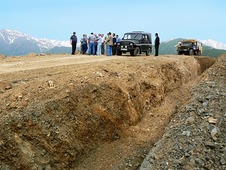 «ՀայՌուսգազարդ»-ի ղեկավարության այցը Իրան-Հայաստան գազատարի ջինարարությոան բարձր լեռնային հատված