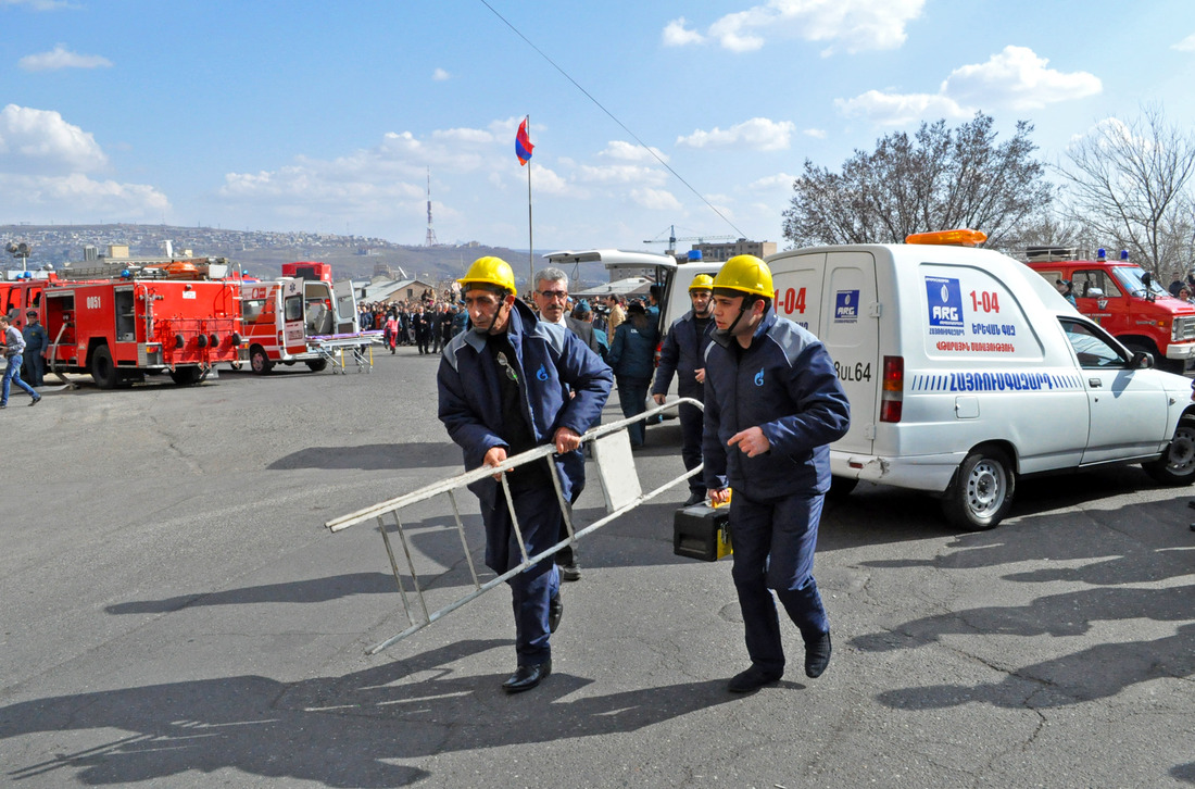 «Գազպրոմ Արմենիա» ՓԲԸ-ի 1-04 վթարակարգավարական ծառայության խումբը մասնակցում է տակտիկական ուսումնավարժությանը